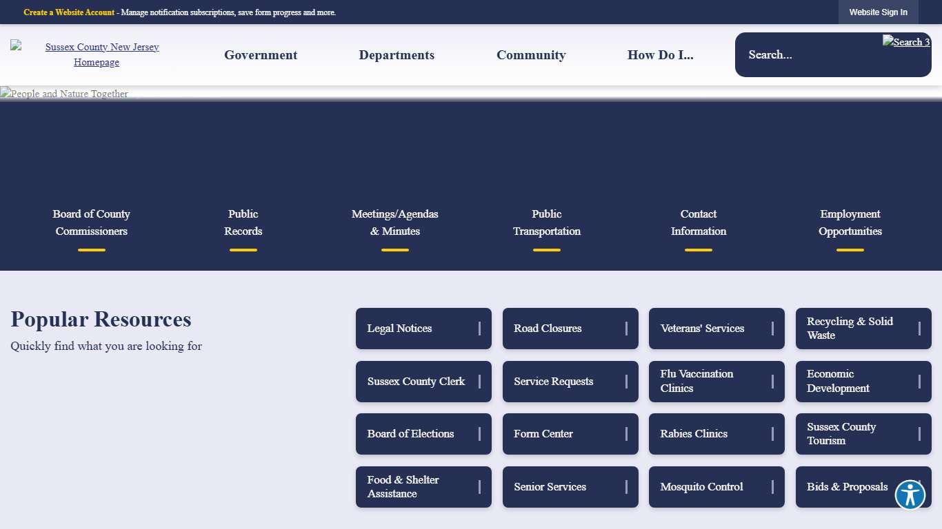 Sussex County, NJ Official Website